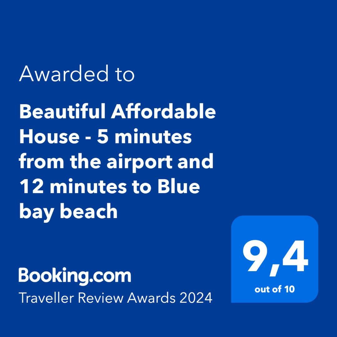 Beautiful Affordable House - 5 Minutes From The Airport And 12 Minutes To Blue Bay Beach Mon Tresor Exterior foto